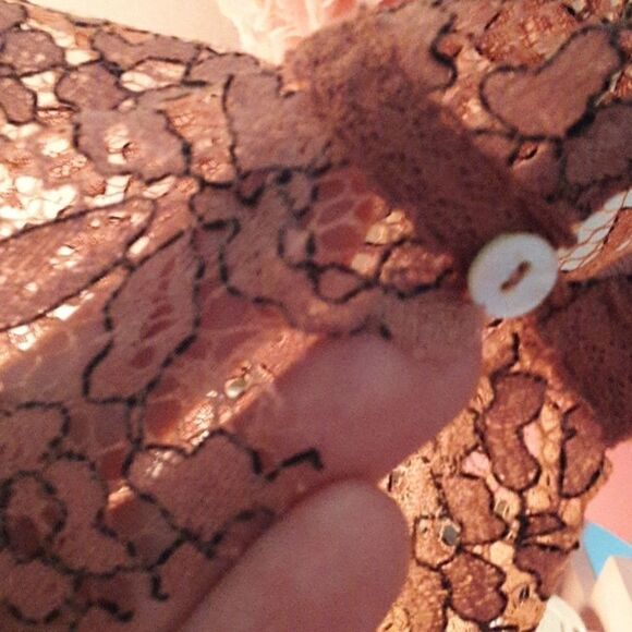 🤩HOST PICK! 🤩 NWT FREE PEOPLE DUSTY MAUVE TELLTALE LACE DRESS SMALL 💥💥💥💥💥 - Picture 13 of 14